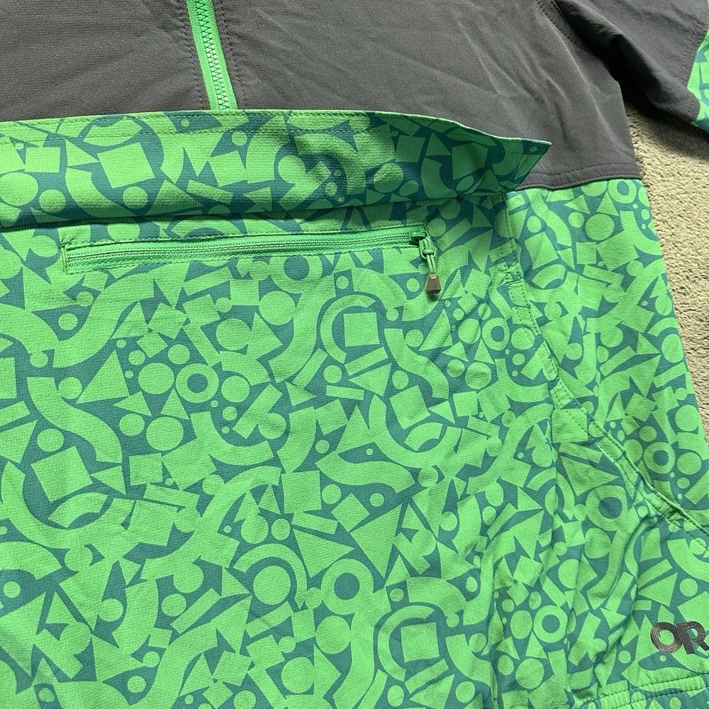 Outdoor Research Ferrosi Anorak Hooded Jacket Women's Small 1/2 Zip Climbing